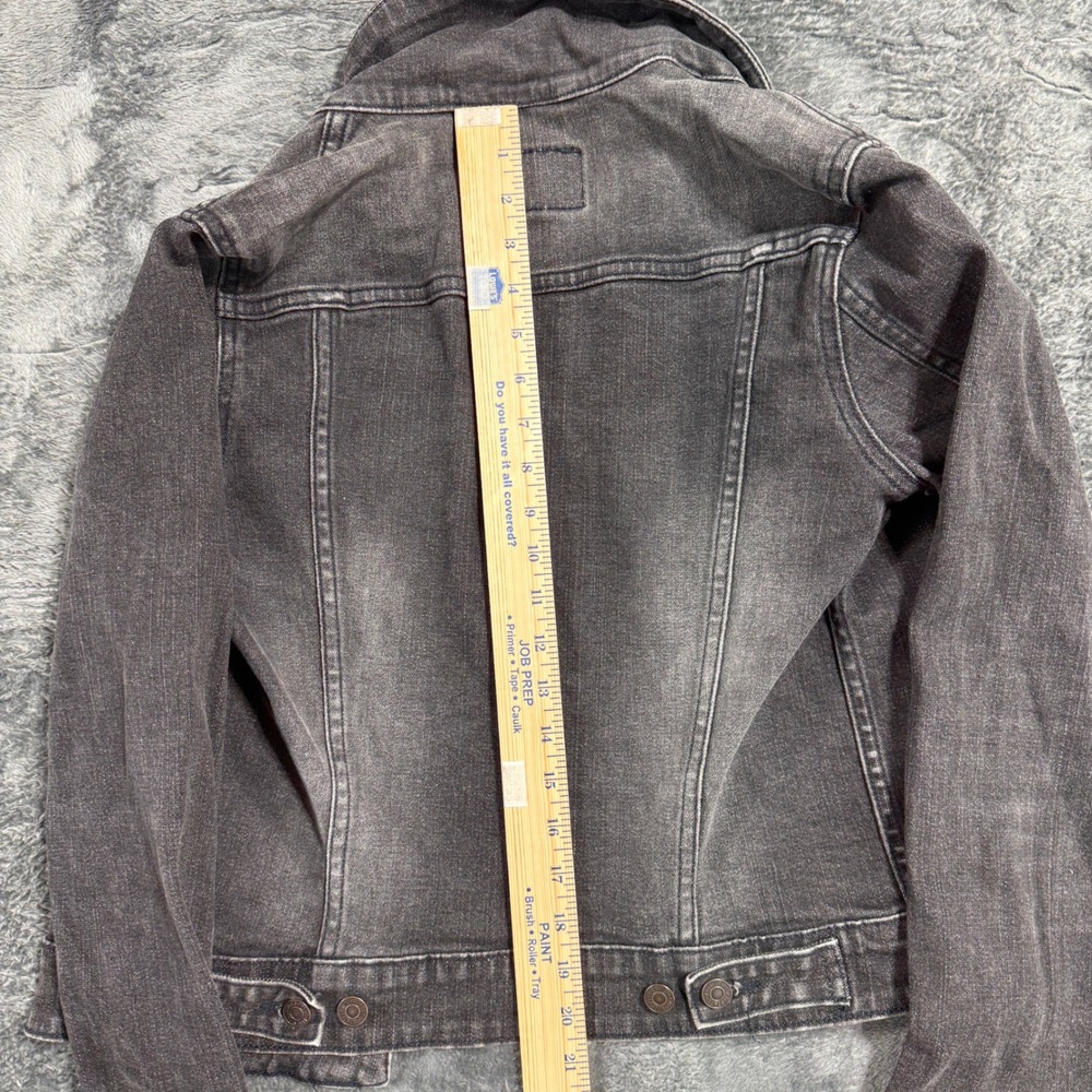 Levis Denim Trucker‎ Jacket Womens Medium Faded Black 774041106